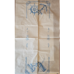 Paper - Disposable Paper Tablecloth with 2 ply (PE)  1 meter x 1 meter - Image 4